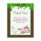4x5 FLAT Thank you Card Monkey Swing Jungle Safari