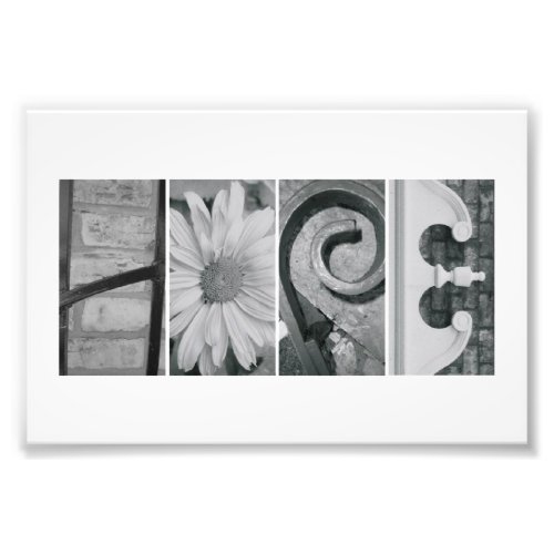 4x6 Alphabet Letter Photography Print Hope photoenlargement