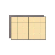 4x6 Beige Magnetic Gridmap
