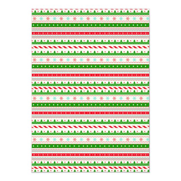 4x6 Christmas Party Invitation Card Ugly Sweater