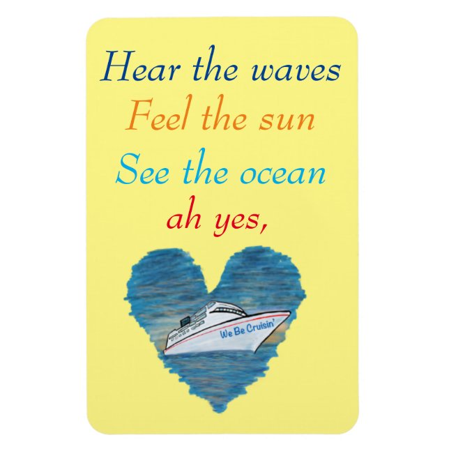 4x6 Cruise Cabin Door Magnet (Vertical)
