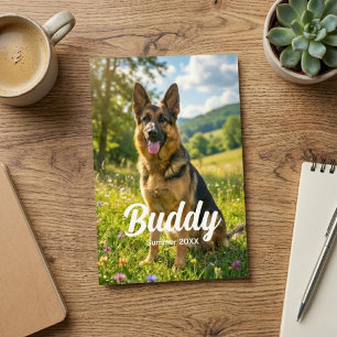 4x6 Pet Photo Print Personalized with Name & Date
