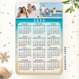 4x6 Photo Magnet Calendar 2025 Full Year