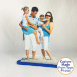 4x6 Photo Statuette Family Photo Cut Out w/Stand<br><div class="desc">What a great way to display your favorite photos around the house or at the office. PhotoStatuettes are high quality made of thick, durable 1/4" acrylic. Our proprietary printing process produces vivid full color with a beautiful, classy Matte finish with a nice sheen to help your PhotoStatuette shine! Your PhotoStatuette...</div>