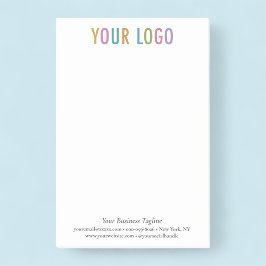 4x6 Post-it® Notes Custom Logo Branded No Minimum