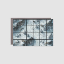4x6 Snowy Landscape Car Magnet