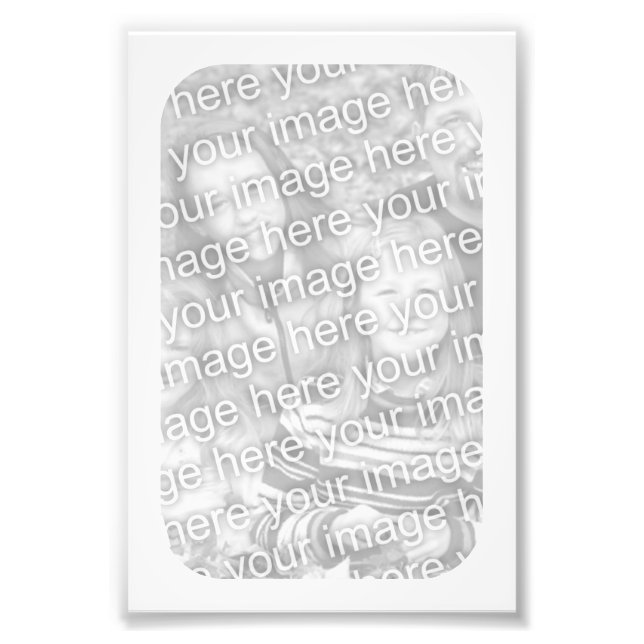 4x6 White Frame Photo (Front)