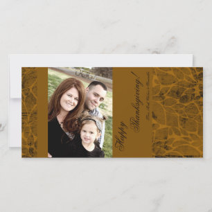 4x8 Autumn Tree Foliage PHOTO Thanksgiving Card