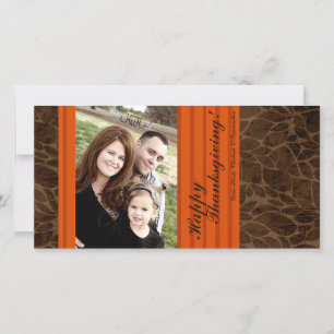 4x8 Autumn Tree Foliage PHOTO Thanksgiving Card