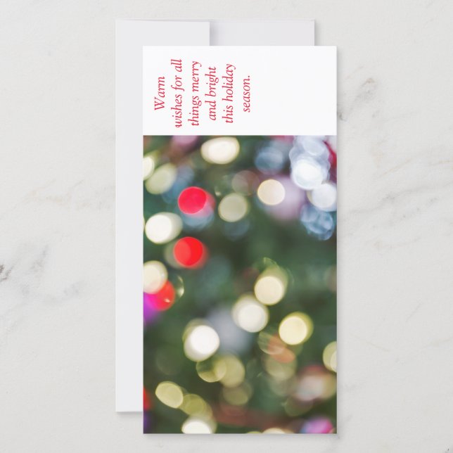 4x8 Christmas holiday greeting cards (Front)