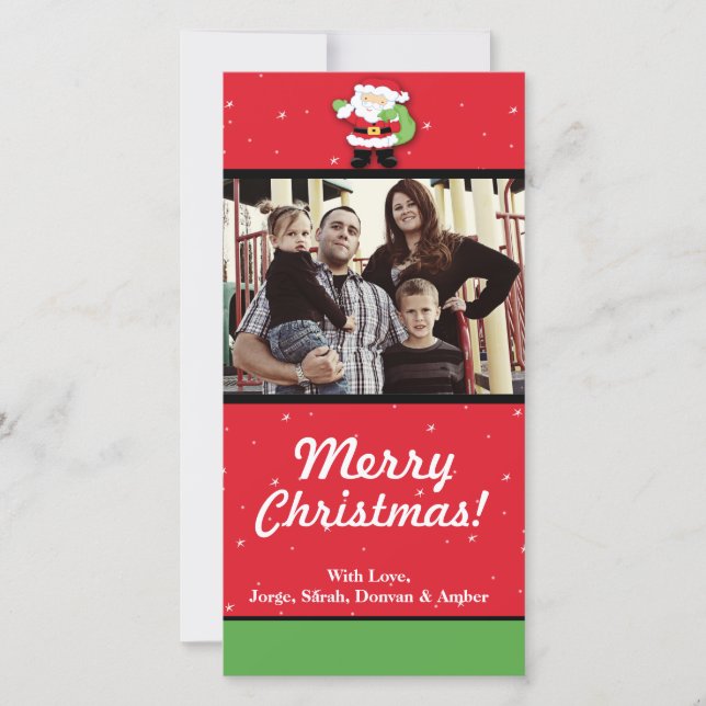 4x8 Christmas Ornaments PHOTO Card (Front)