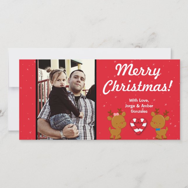 4x8 Christmas Ornaments PHOTO Card (Front)