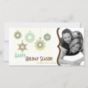 4x8 New Years Eve Christmas Holiday PHOTO Card