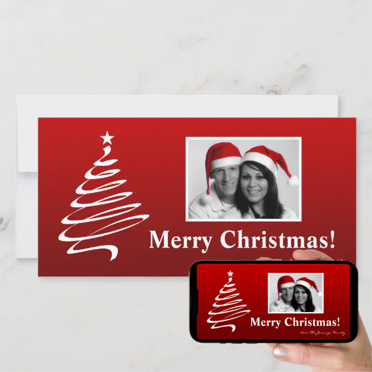 4x8-red-white-xmas-tree-photo-christmas-card-zazzle