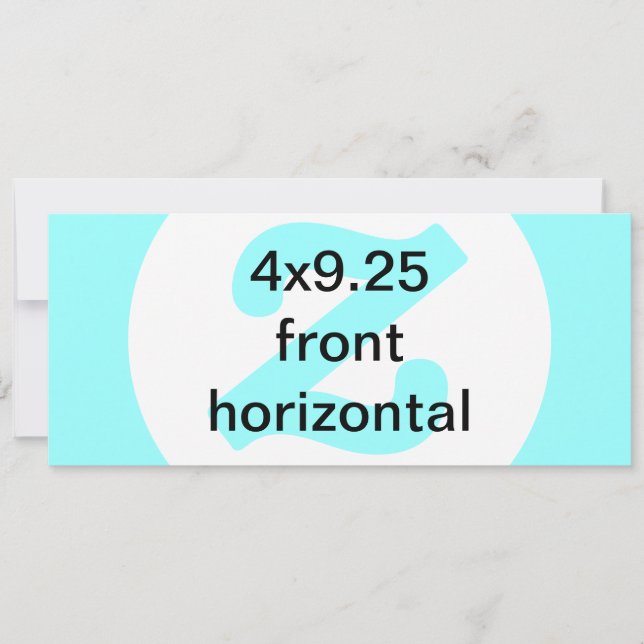4x9.25 horizontal invite (Front)