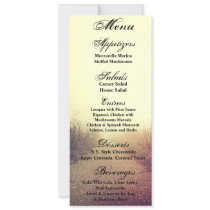 4x9.25 Menu Cards Sunrise Pathway Walkway Path Sid