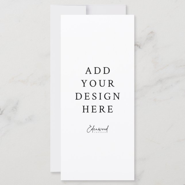 4x9" Program Card (Front)