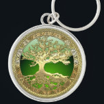 [500] Celtic Tree of Life [Gold] Keychain<br><div class="desc">Introducing “Sacred Symbols” Collection by C.7 Design Studio. Here you will find customizable products, featuring Celtic Tree of Life - an ancient symbol illustrating the idea that all life on earth is related. The tree of knowledge, connecting heaven and the underworld, and the tree of life, connecting all forms of...</div>