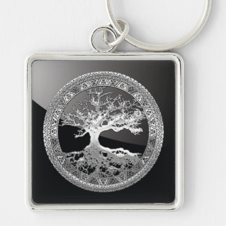 [500] Celtic Tree of Life [Silver] Keychain