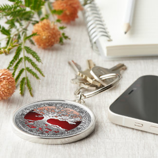 [500] Celtic Tree of Life [Silver] Keychain