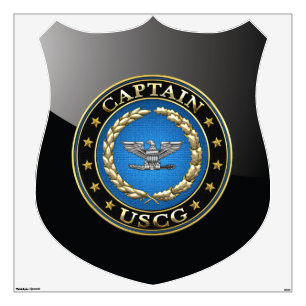 [500] Coast Guard: Captain (CAPT) Wall Sticker