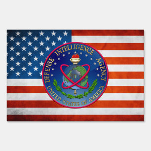 [500] Defense Intelligence Agency (DIA) Seal Yard Sign