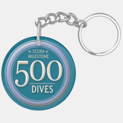 500 Dives Keychain