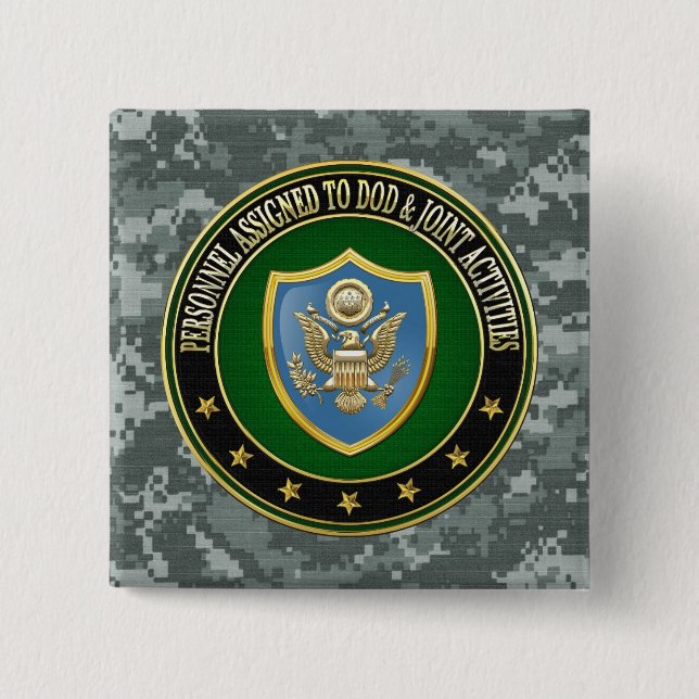 [500] DOD & Joint Activities CSIB Special Edition Button (Front)