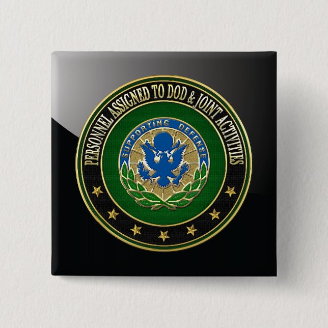 [500] DOD & Joint Activities DUI Special Edition Pinback Button (Front)