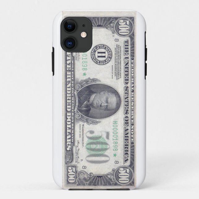 500 Dollar Bill Case (Back)