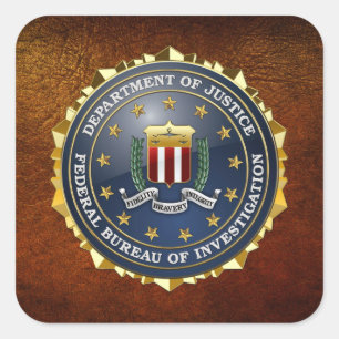 [500] FBI Special Edition Square Sticker