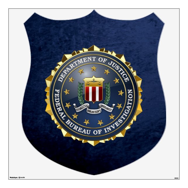 [500] FBI Special Edition Wall Sticker (Front)