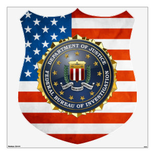 [500] FBI Special Edition Wall Sticker