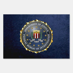 [500] FBI Special Edition Yard Sign