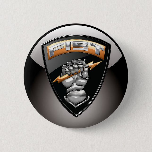 [500] Forward Observer (FIST) [Emblem] Pinback Button (Front)