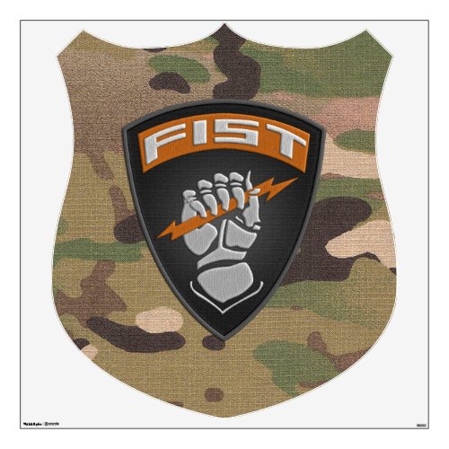 500 Forward Observer FIST Patch Wall Decal