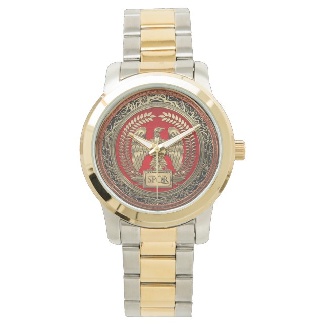 [500] Gold Roman Imperial Eagle Watch (Front)