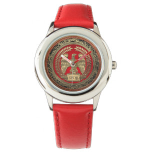 [500] Gold Roman Imperial Eagle Watch