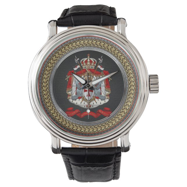[500] Knights Templar Coat of Arms Watch (Front)