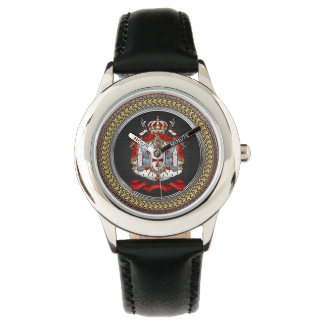 [500] Knights Templar Coat of Arms Watch (Front)