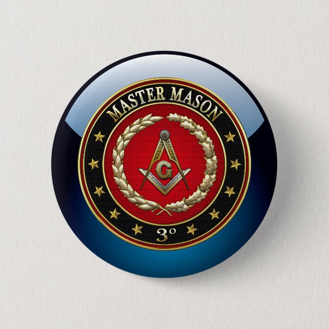 [500] Master Mason, 3rd Degree [Special Edition] Button (Front)