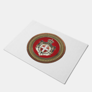 [500] Order of Malta - SMOM Coat of Arms Doormat