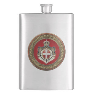 [500] Order of Malta - SMOM Coat of Arms Flask