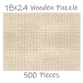 500-Piece 24" X 18" Photo Wood Jigsaw Puzzle (Puzzle Size)