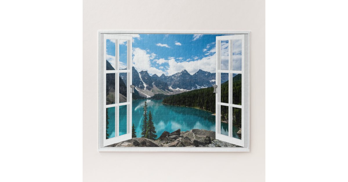 500 Piece Mountain Scene Jigsaw Puzzle | Zazzle