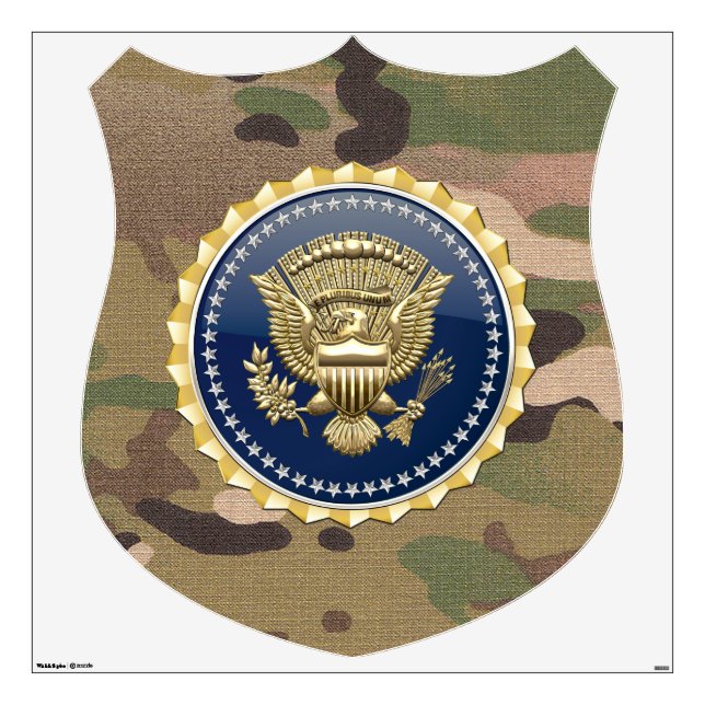 [500] Presidential Service Badge [PSB] Wall Sticker (Front)