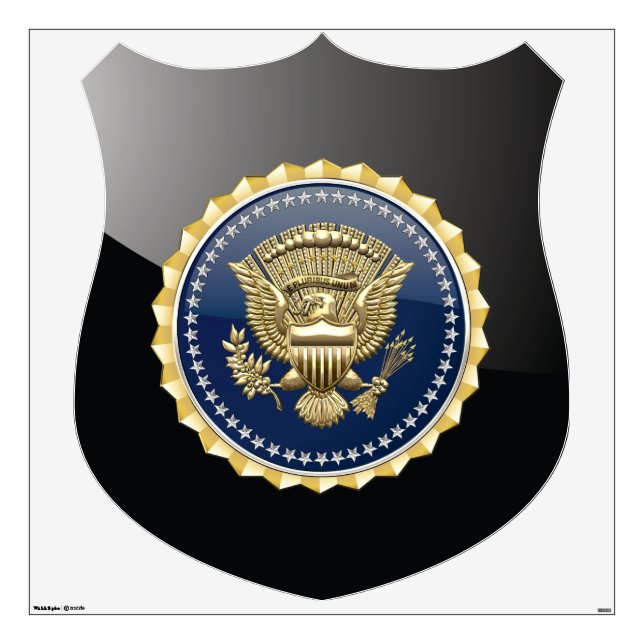 [500] Presidential Service Badge [PSB] Wall Sticker (Front)