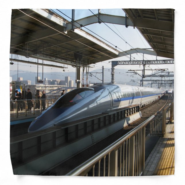 500 Series Shinkansen 新幹線 Bullet Train Bandana (Front)