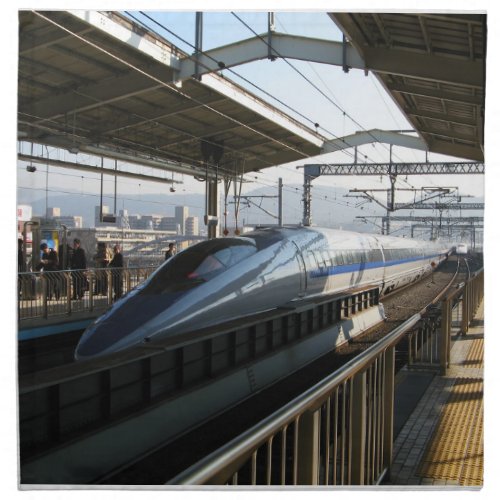 500 Series Shinkansen 新幹線 Bullet Train Cloth Napkin