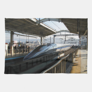 500 Series Shinkansen 新幹線 Bullet Train Kitchen Towel